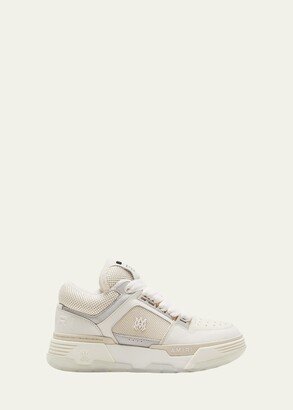 MA-1 Clear-Sole Leather Low-Top Sneakers-AA