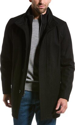 Wool-Blend Car Coat-AB