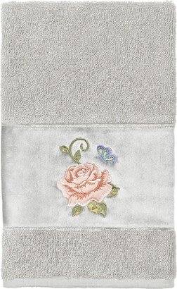 Light Gray Rebecca Embellished Hand Towel