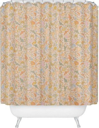 Pastel Halloween Shower Curtain