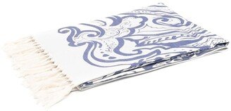 Paisley-Jacquard Beach Towel