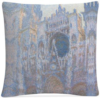 Claude Monet Rouen Catherdral West Facade 1894 Decorative Pillow, 16 x 16