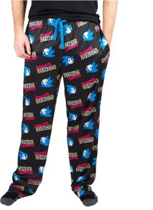 Sonic the Hedgehog Video Game Character Mens All over Print Sleep Pajama Pants-L