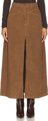 Come As You Are Cord Maxi Skirt-AA