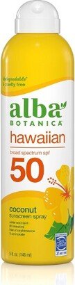 Hawaiian Coconut Sunscreen Spray - SPF 50 - 5 fl oz