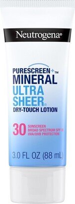 Mineral Ultra Sheer Sunscreen - SPF 30 - 3oz