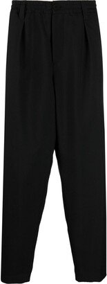 Cropped Drop-Crotch Trousers