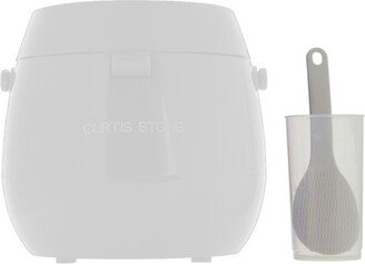 Curtis Stone Dura-Pan Nonstick Mini Multi-Cooker and Rice Cooker Refurbished White