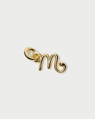 Small Gold Letter M Charm