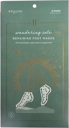 SpaLife Wandering Sole Repairing Foot Masks - 4pc/2.26oz