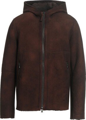 GARRETT Jacket Dark Brown-AB