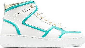 Logo-Print High-Top Sneakers-AI