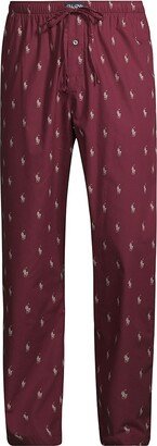 Polo Print Pajama Pants