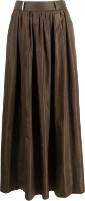 Faldilla pleated long skirt