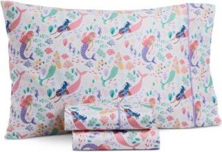 Charter Club Kids Mermaid 250 Thread Count Cotton Sheet Sets Created For Macys