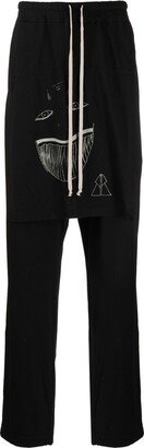 Toothface Belas crop-crotch track pants