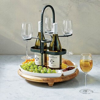 Weston Wine & Charcuterie Caddy Two-bottle