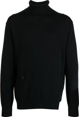 Asymmetric High-Neck Jumper