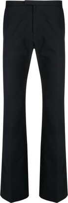 Mid-Rise Flared Tailored Trousers-AA