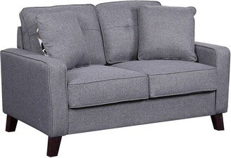 Lilliana Linen Tufted Loveseat