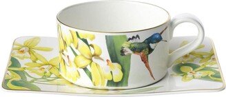 Amazonia-print tea cups (set of six)