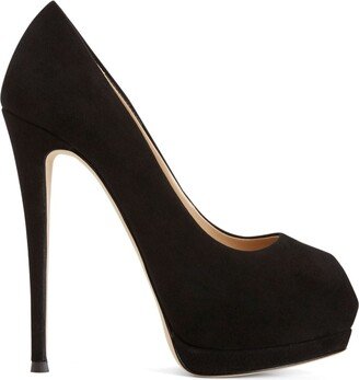 Sharon 130mm suede pumps