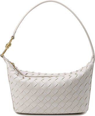 Tiffany & Fred Woven Leather Hobo Shoulder Bag