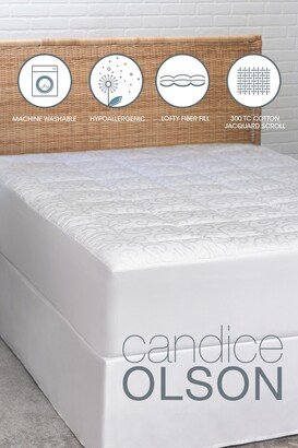 Candice Olson Cotton Jacquard Mattress Pad