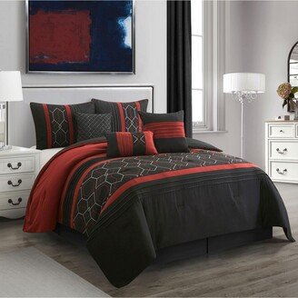 Nanshing Valkyrie Comforter Set, California King, 7-Piece