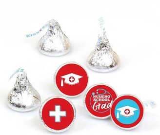 Big Dot Of Happiness Nurse Graduation - Nursing Grad Round Candy Sticker Favors (1 sheet of 108)