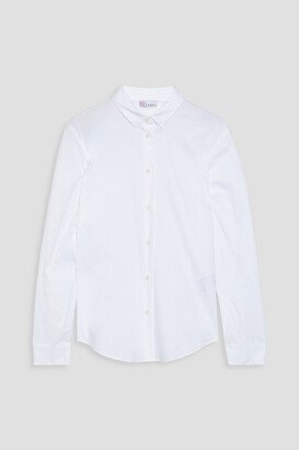 Cotton-blend Oxford shirt