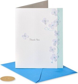Flowers Card Light Blue - PAPYRUS