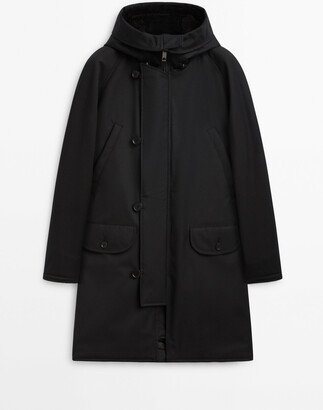 Wool-Blend Quilted Lining Parka - Studio