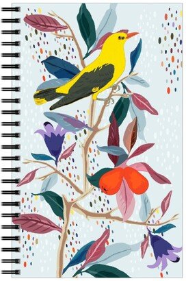 Notebooks: Eurasian Golden Oriole Notebook, 5X8, Multicolor