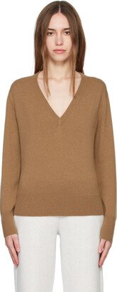 Brown Weekday V-Neck