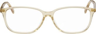 Yellow Rectangle Glasses