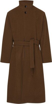 Belted long coat