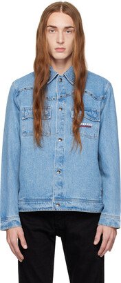 Dime Blue Studded Denim Jacket