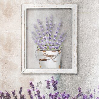 Painted Lavender in Bucket Screen 15x19