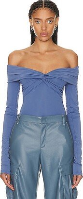 The Andamane Kendall Bodysuit in Blue