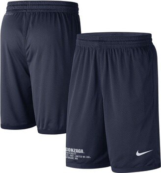 Men's Navy Gonzaga Bulldogs Performance Mesh Shorts