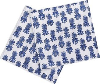 Pineapple Blu set of two napkins