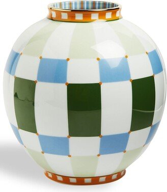 Bubble porcelain vase