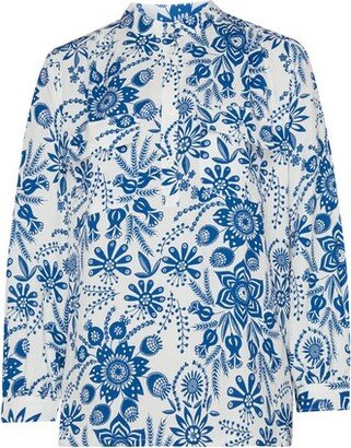 Aubrey patterned blouse