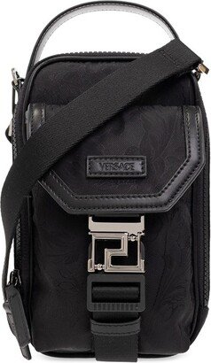 Barocco Jacquard Zipped Shoulder Bag