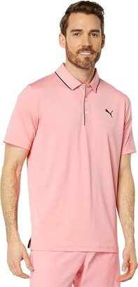 MATTR Bridges Polo (Flamingo Pink) Men's Clothing