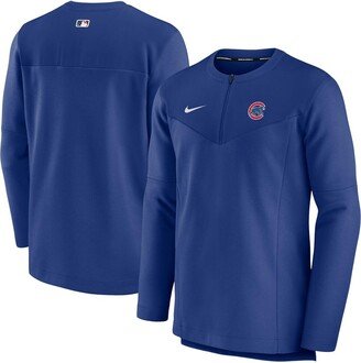 Men's Royal Chicago Cubs Authentic Collection Game Time Performance Half-Zip Top