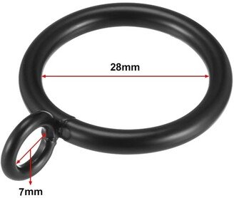 Unique Bargains Curtain Rings Metal Drapery Ring for Curtain Rods