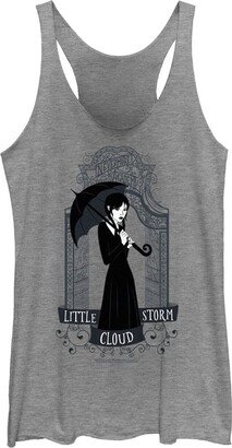 Wednesday Little Storm Cloud Women's Racerback Tank Top