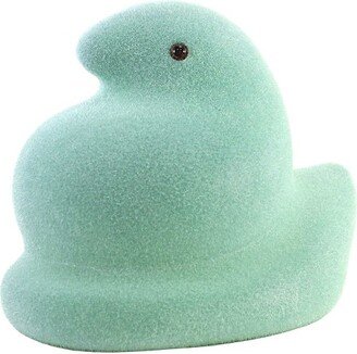 One Hundred 80 Degrees Easter Lrg Flocked Peeps Chick - One Flocked Peep 11.0 Inches - Spring Decoration Licensed - Who0095 Teal - Plastic - Multicolored